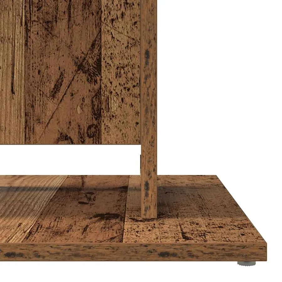 Table de bistro vieux bois 60x60x75 cm bois d'ingénierie - 7
