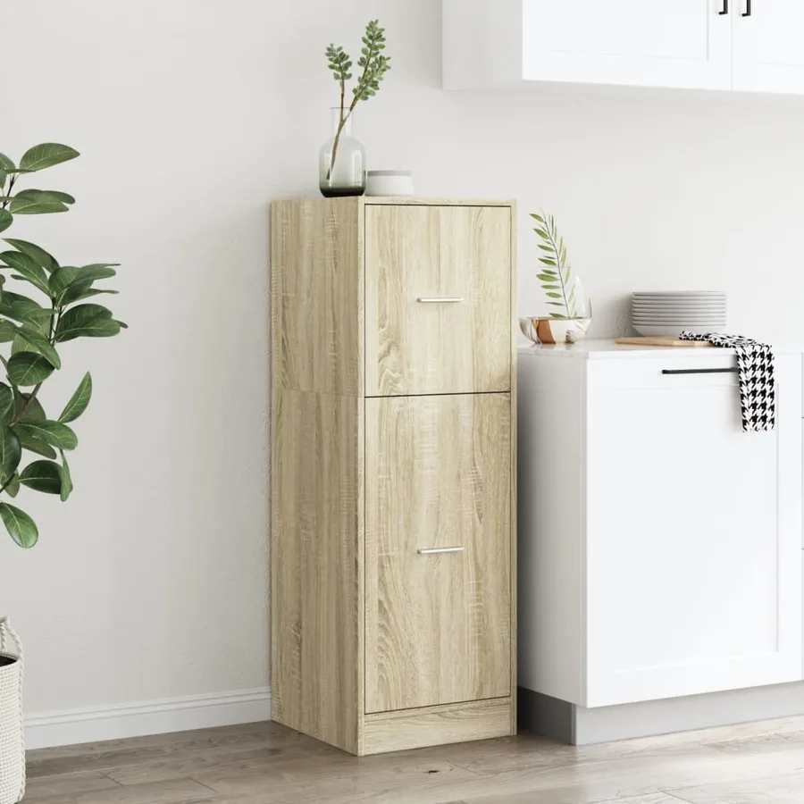 Armoire d'apothicaire chêne sonoma 40x41x118 cm bois ingénierie - 3