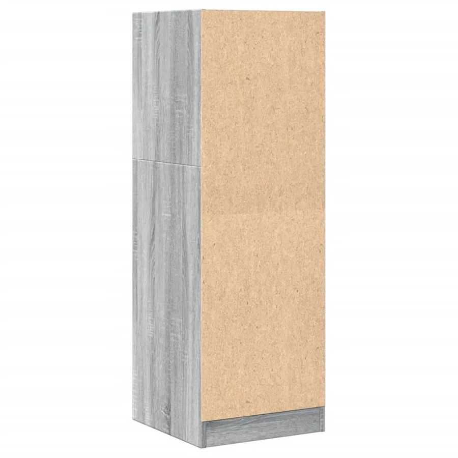 Armoire apothicaire sonoma gris 40x41x118 cm bois d'ingénierie - 6