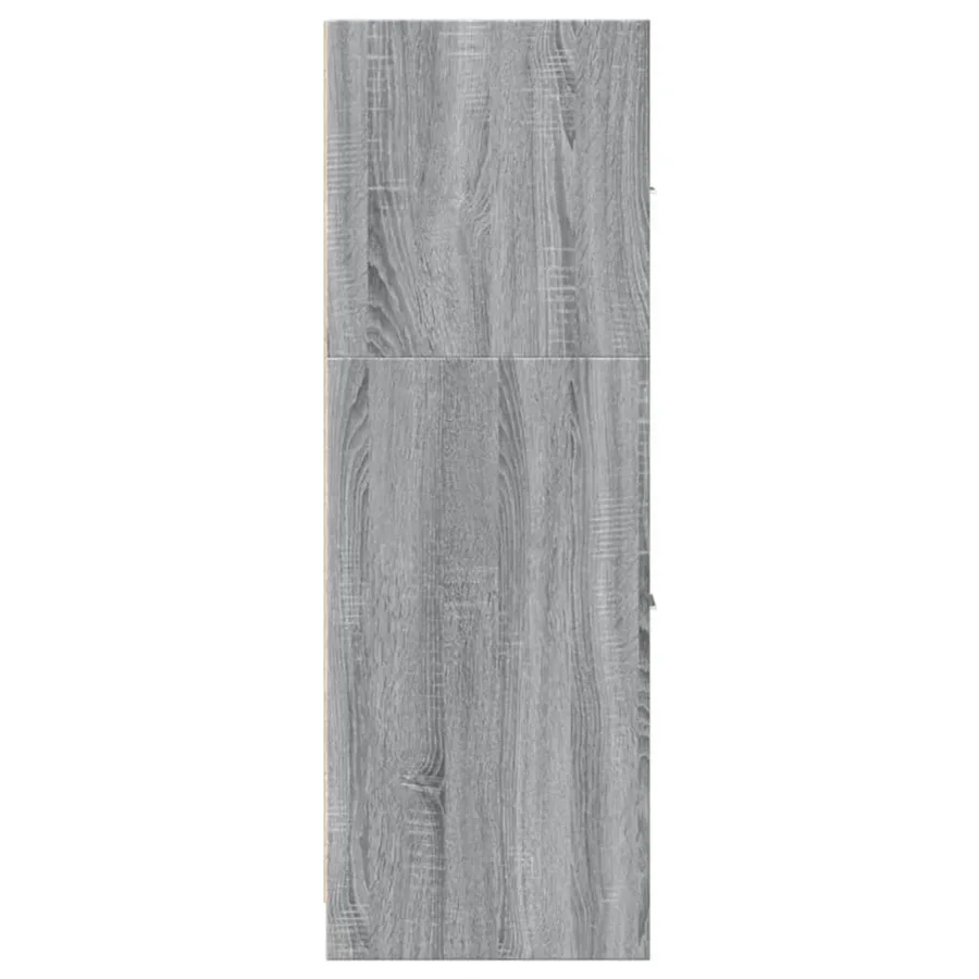 Armoire apothicaire sonoma gris 40x41x118 cm bois d'ingénierie - 7