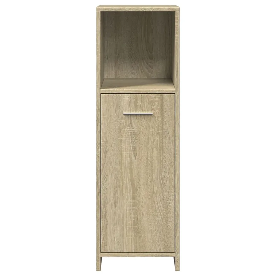 Ensemble de meubles de salle de bain 4 pcs chêne sonoma - 5