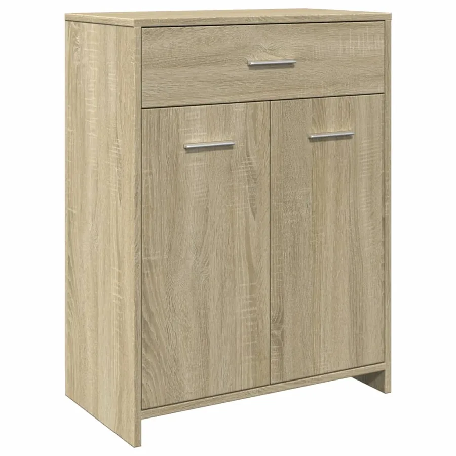 Ensemble de meubles de salle de bain 4 pcs chêne sonoma - 6