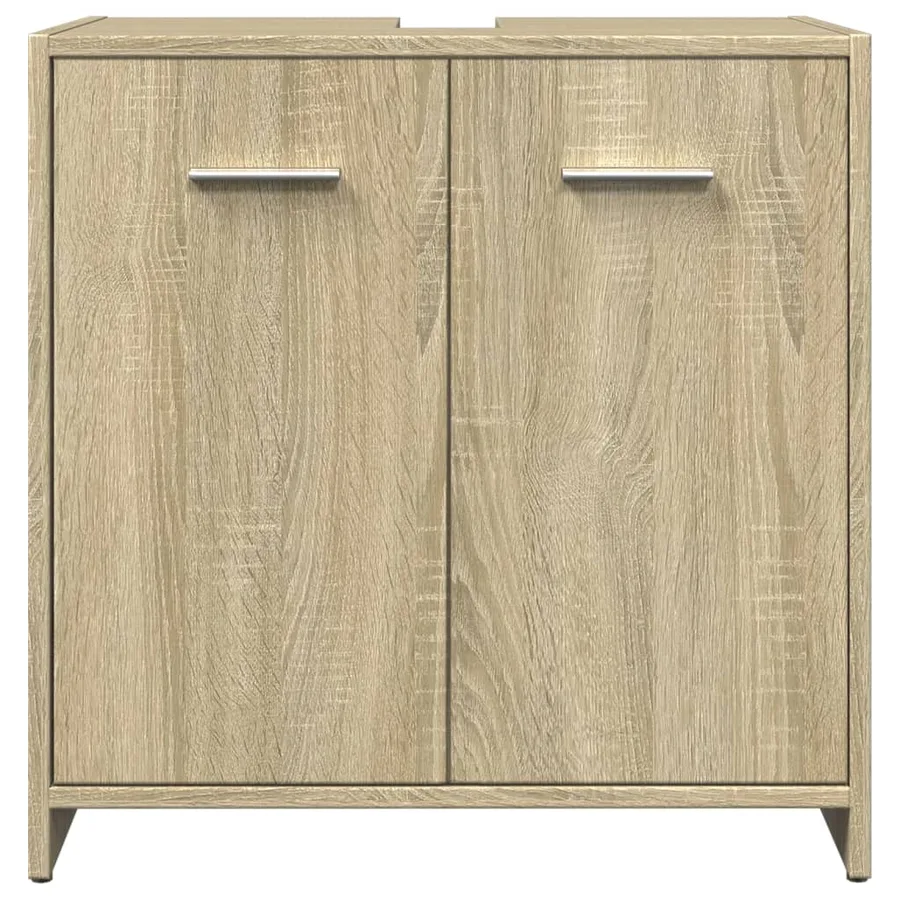 Ensemble de meubles de salle de bain 4 pcs chêne sonoma - 9