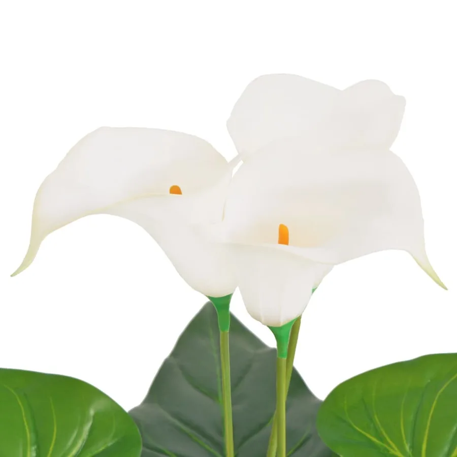 Plante artificielle avec pot Lis Calla 45 cm Blanc - 2