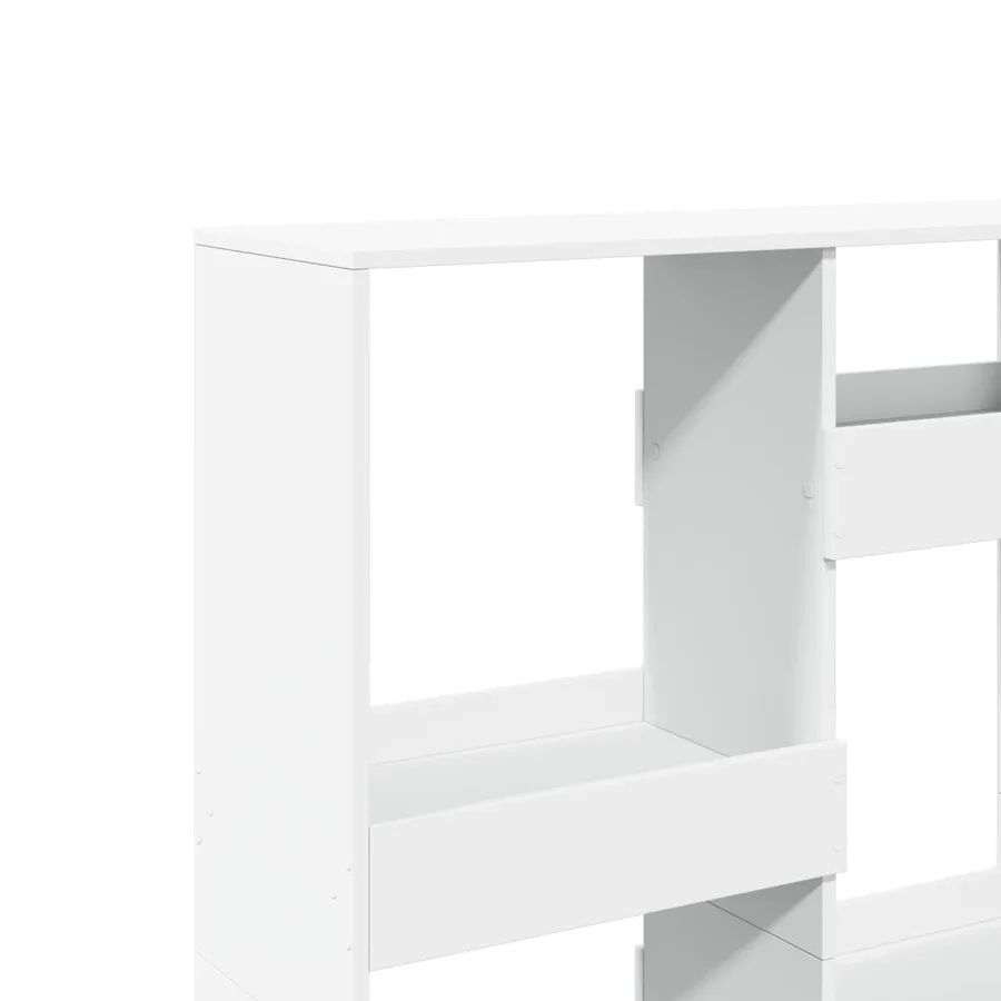 Cloison de séparation blanc 100x33x135 cm bois d'ingénierie - 7
