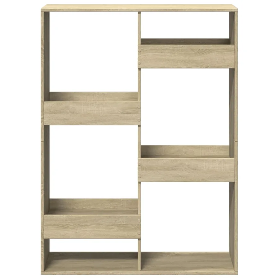 Cloison de séparation chêne sonoma 100x33x135cm bois ingénierie - 4
