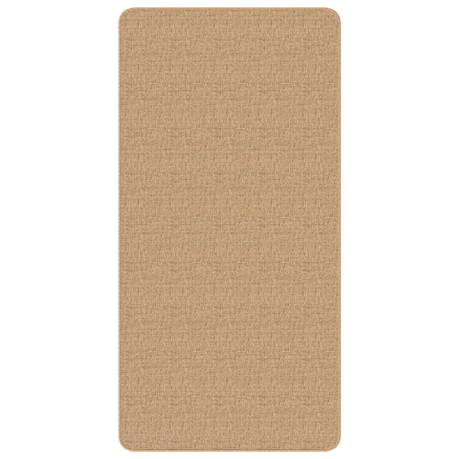 Tapis en jute avec support en latex 80x160 cm Naturel