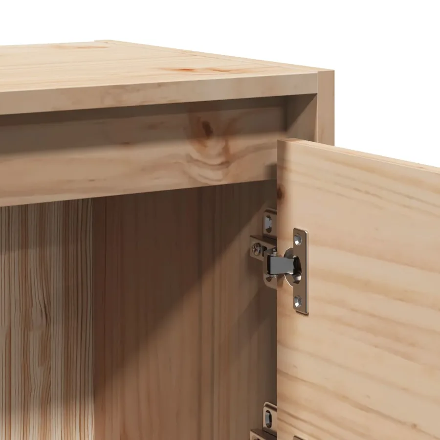 Table de chevet 40x30,5x40 cm bois de pin massif - 9
