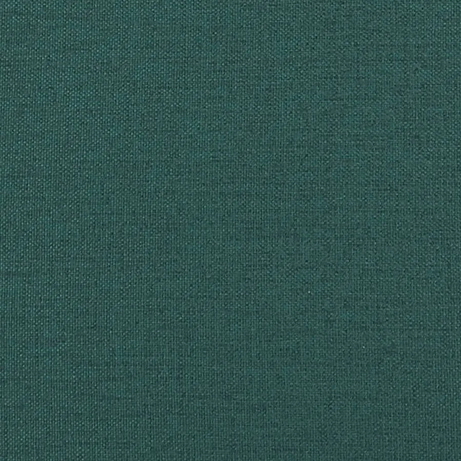 Chaise longue avec coussins vert foncé tissu - 7