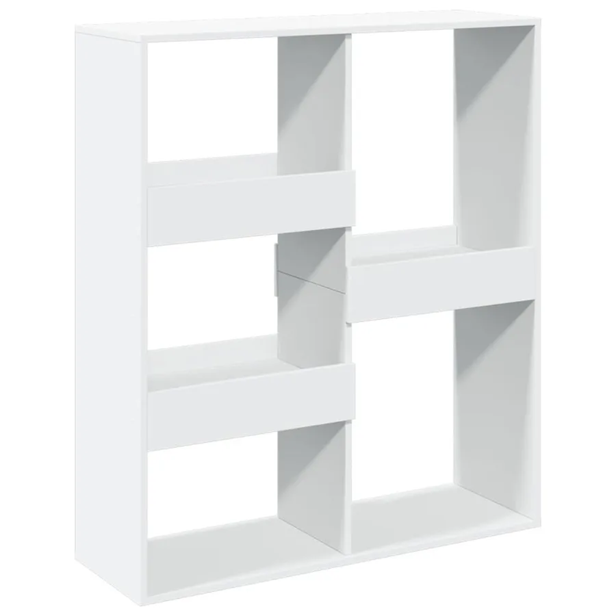 Bibliothèque/Cloison de séparation blanc 100x33x115 cm - 2