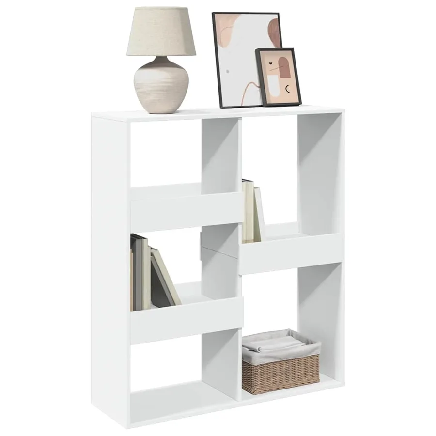 Bibliothèque/Cloison de séparation blanc 100x33x115 cm - 3
