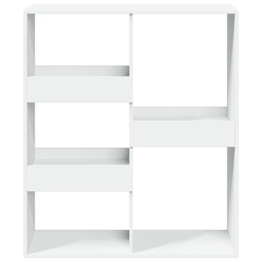 Bibliothèque/Cloison de séparation blanc 100x33x115 cm - 4