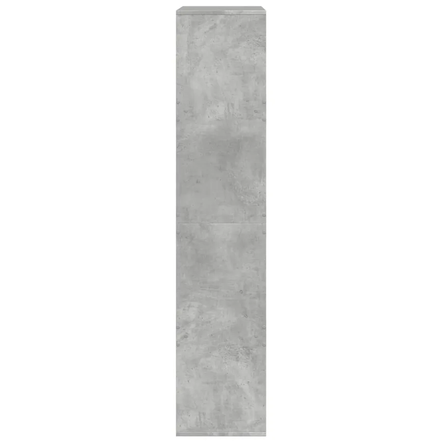 Bibliothèque gris béton 100x33x155,5 cm bois d'ingénierie - 5