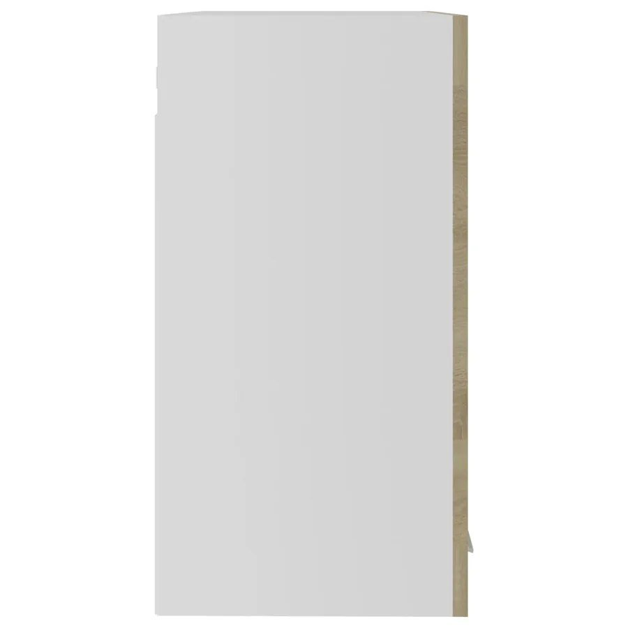 Vitrine suspendue "Lyon" Chêne Sonoma 60 x 31 x 60 cm Bois d'ingénierie - 7