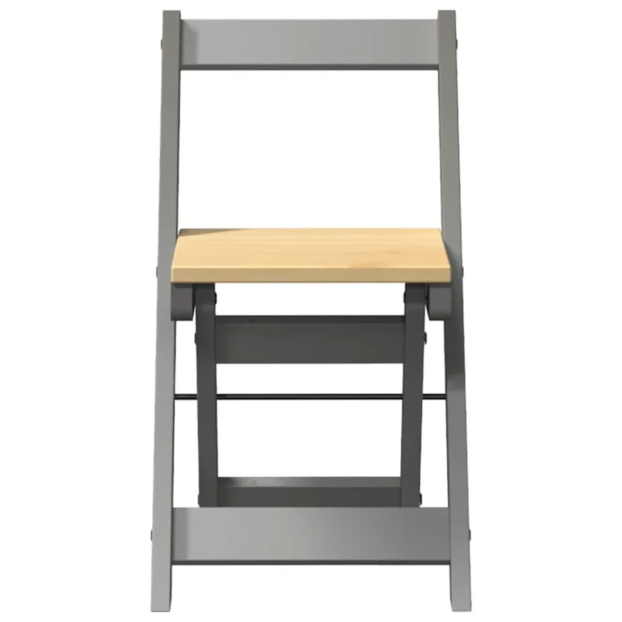 Chaises à manger pliables lot de 4 Corona bois de pin massif - 5