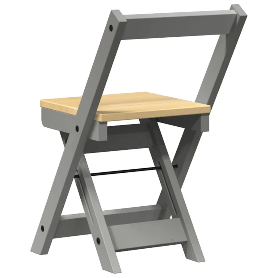 Chaises à manger pliables lot de 4 Corona bois de pin massif - 7