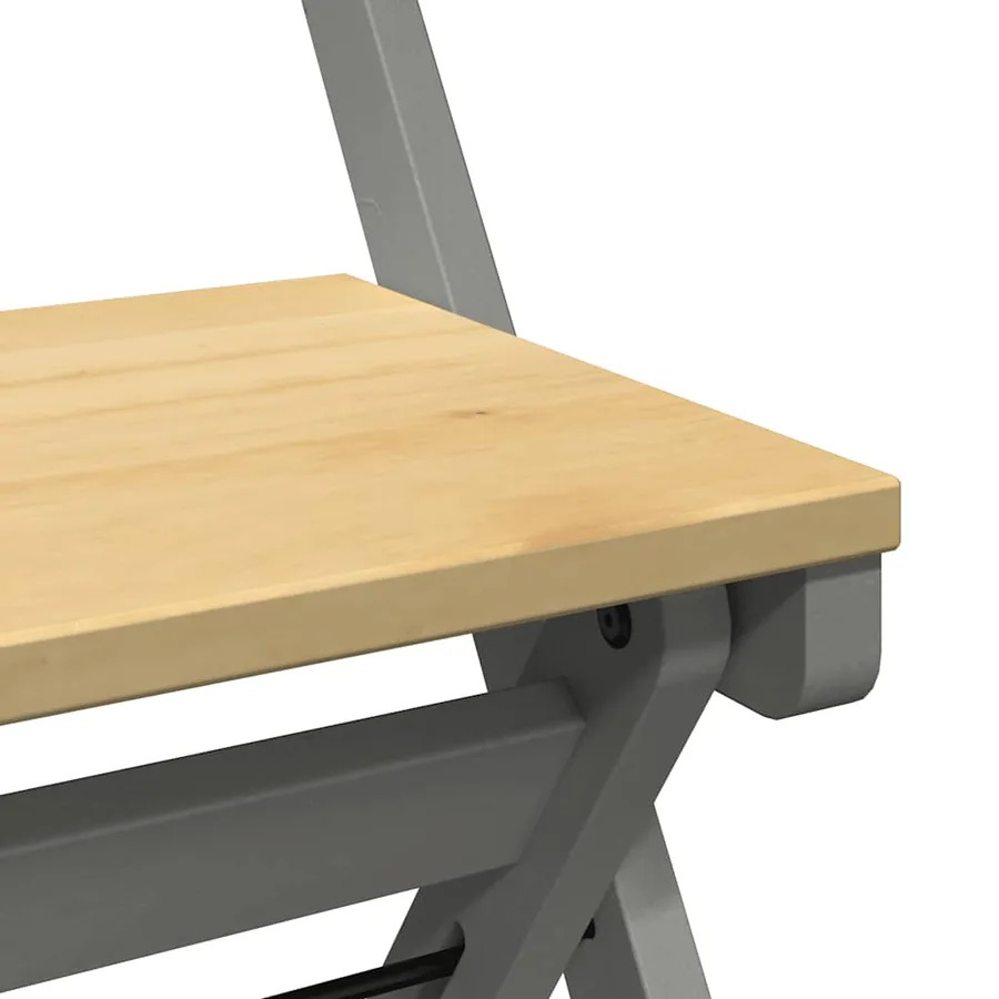 Chaises à manger pliables lot de 4 Corona bois de pin massif - 9