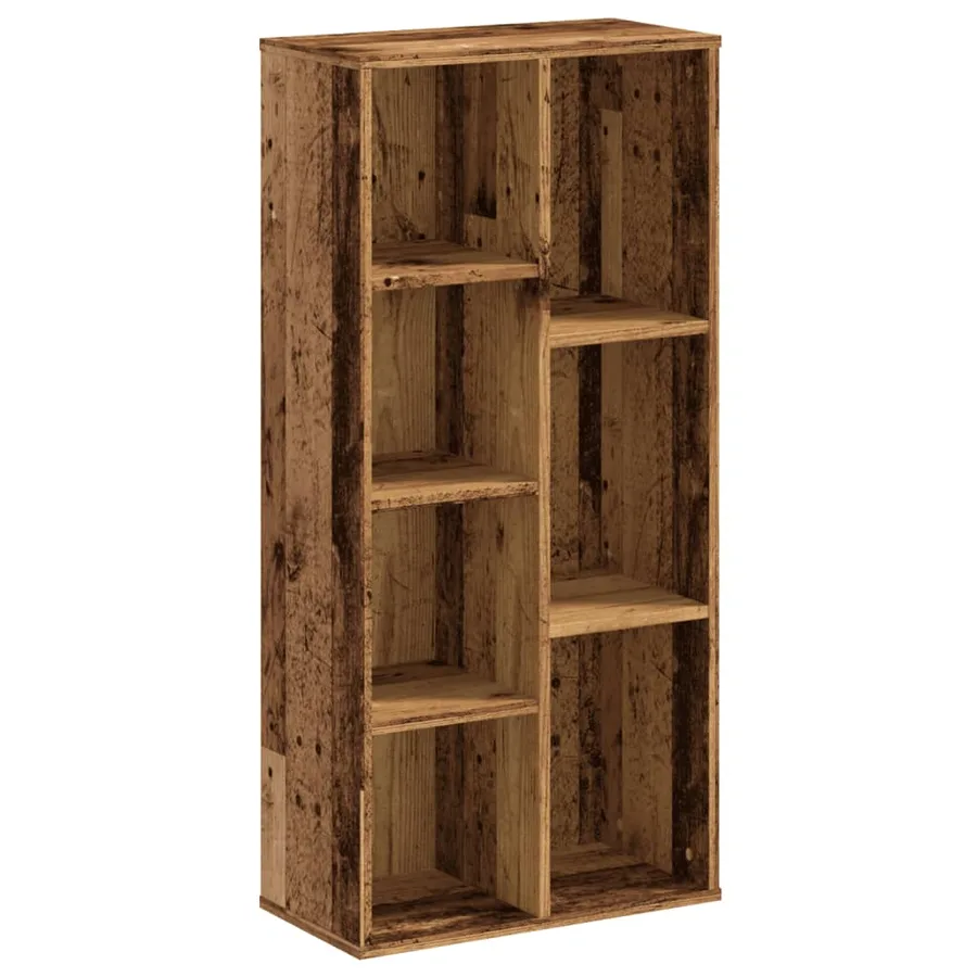 Bibliothèque vieux bois 50x25x105 cm bois d'ingénierie - 2