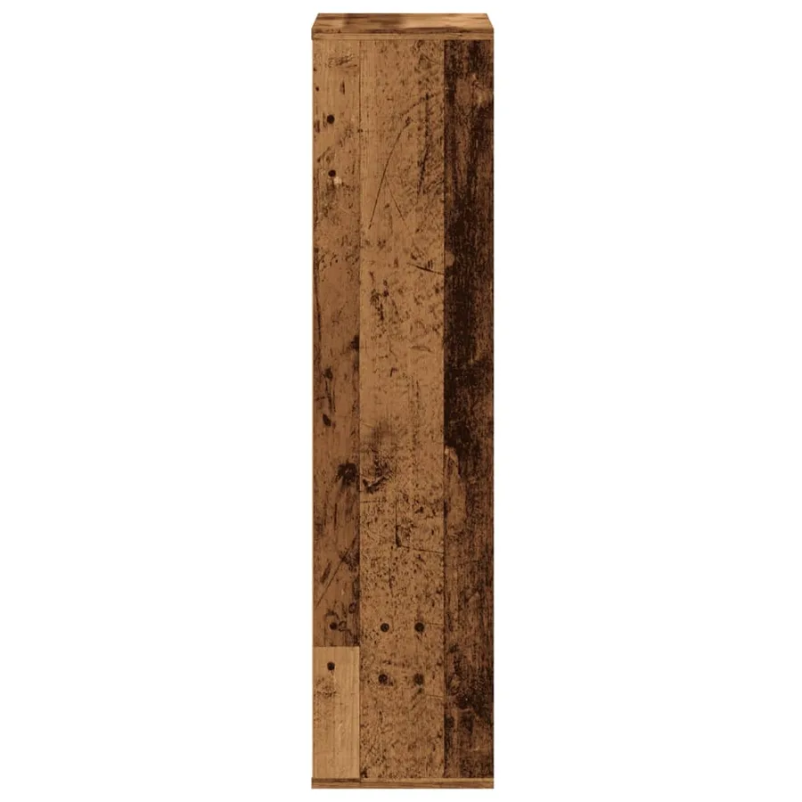 Bibliothèque vieux bois 50x25x105 cm bois d'ingénierie - 5