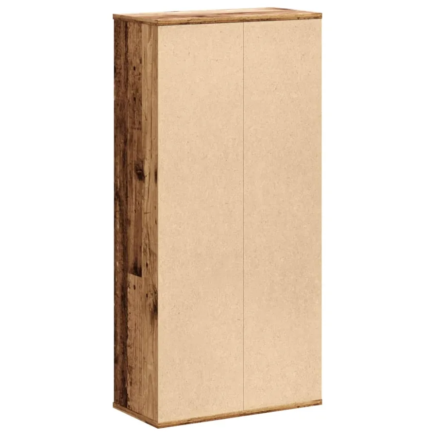 Bibliothèque vieux bois 50x25x105 cm bois d'ingénierie - 6