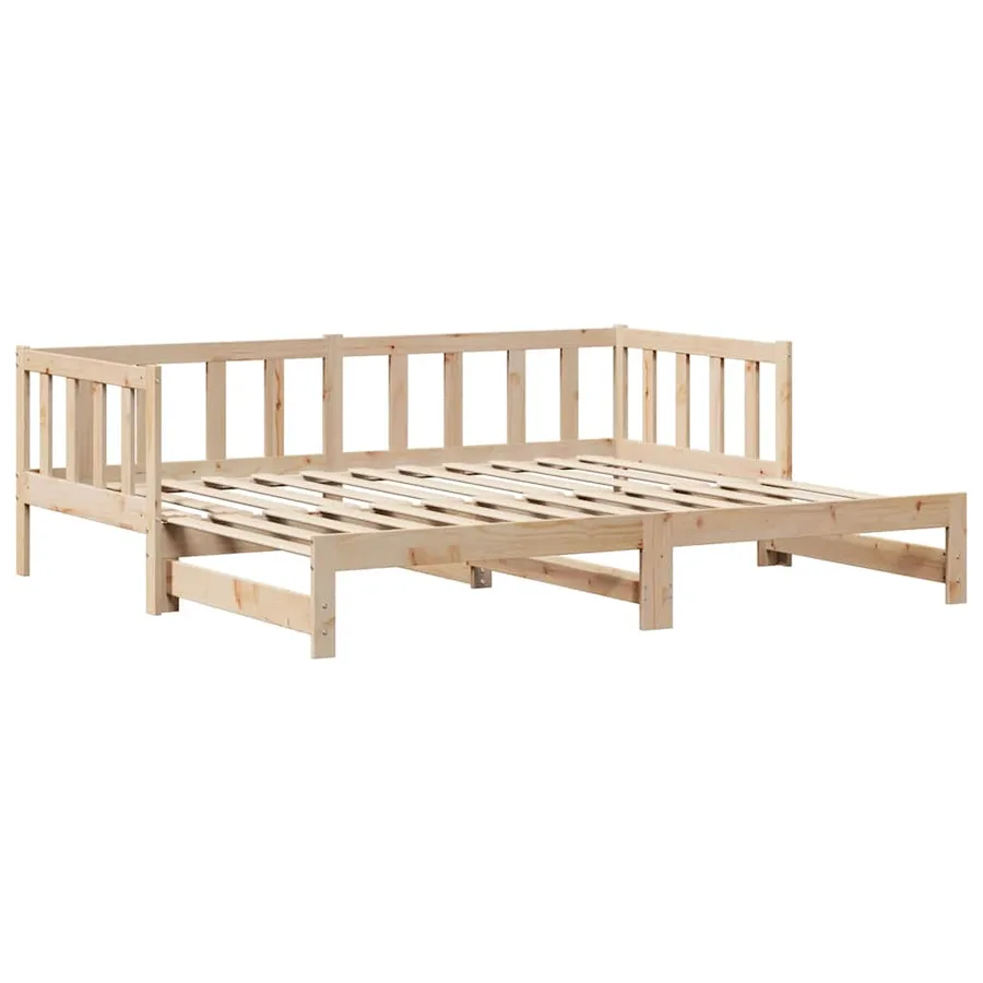 Lit de jour avec gigogne et tiroirs sans matelas 90x190 cm - 6