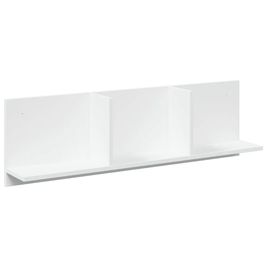 Armoire murale 100x16,5x30 cm blanc bois d'ingénierie - 2