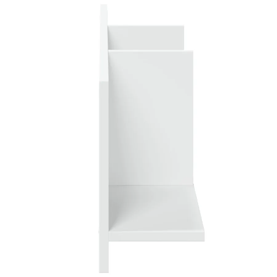 Armoire murale 100x16,5x30 cm blanc bois d'ingénierie - 5
