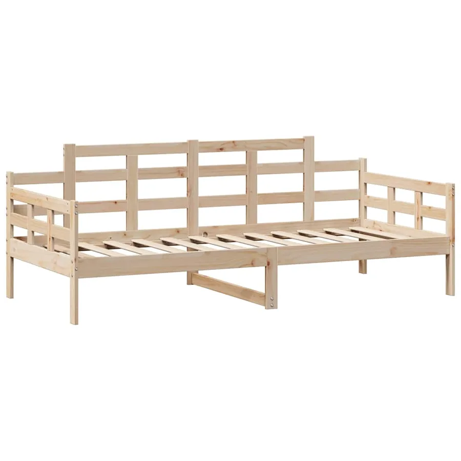 Lit de jour avec tiroirs sans matelas 90x190 cm bois massif - 7