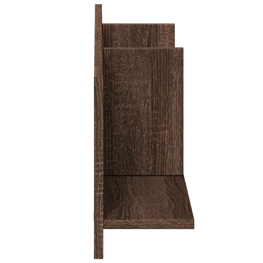 Armoire murale 100x16,5x30 cm chêne marron bois d'ingénierie - 5