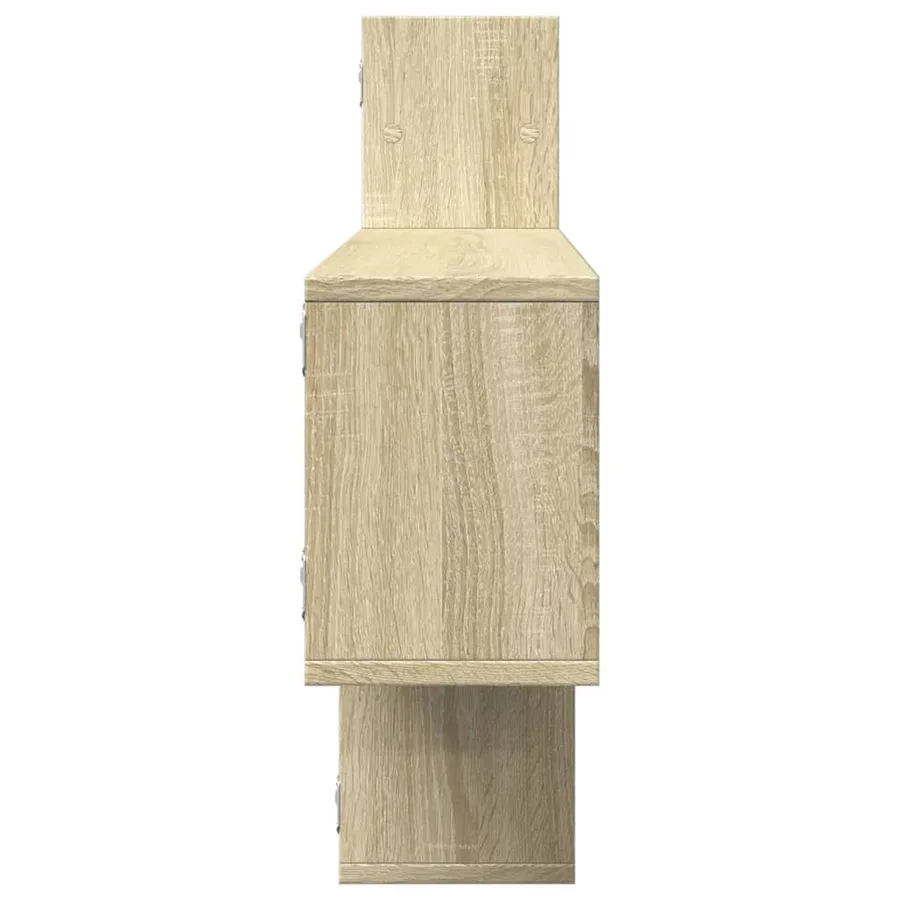 Étagère murale chêne sonoma 167,5x18x68 cm bois d'ingénierie - 5