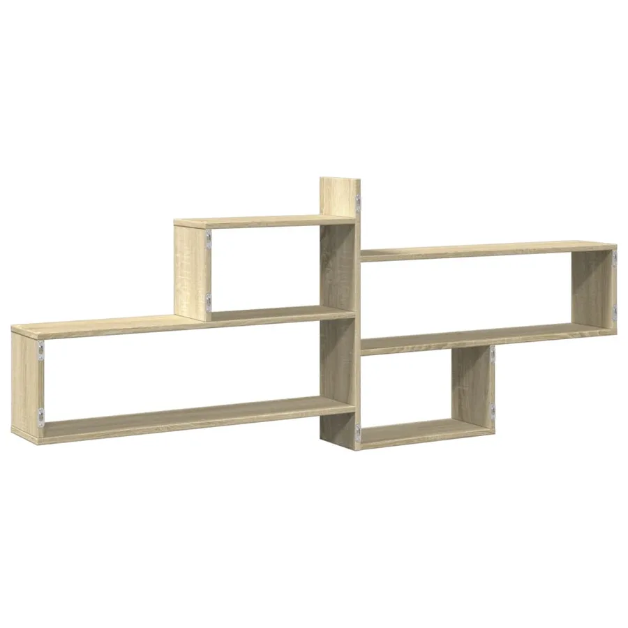 Étagère murale chêne sonoma 167,5x18x68 cm bois d'ingénierie - 6