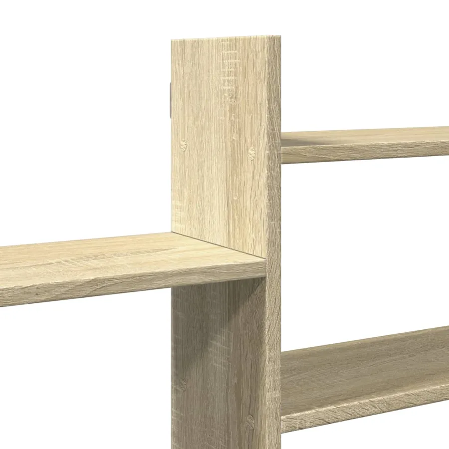 Étagère murale chêne sonoma 167,5x18x68 cm bois d'ingénierie - 7