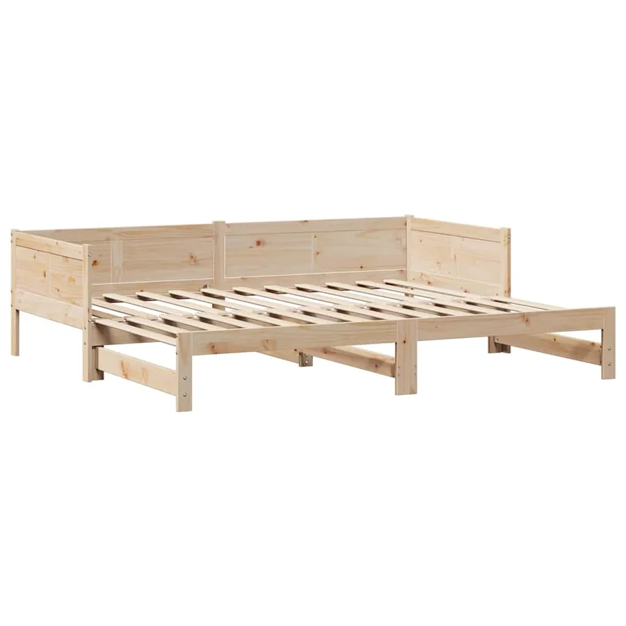 Lit de jour avec gigogne et tiroirs sans matelas 80x200 cm - 5