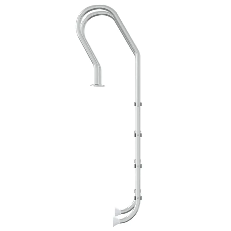 Échelle de piscine 54x38x184,5 cm acier inoxydable 304 - 4