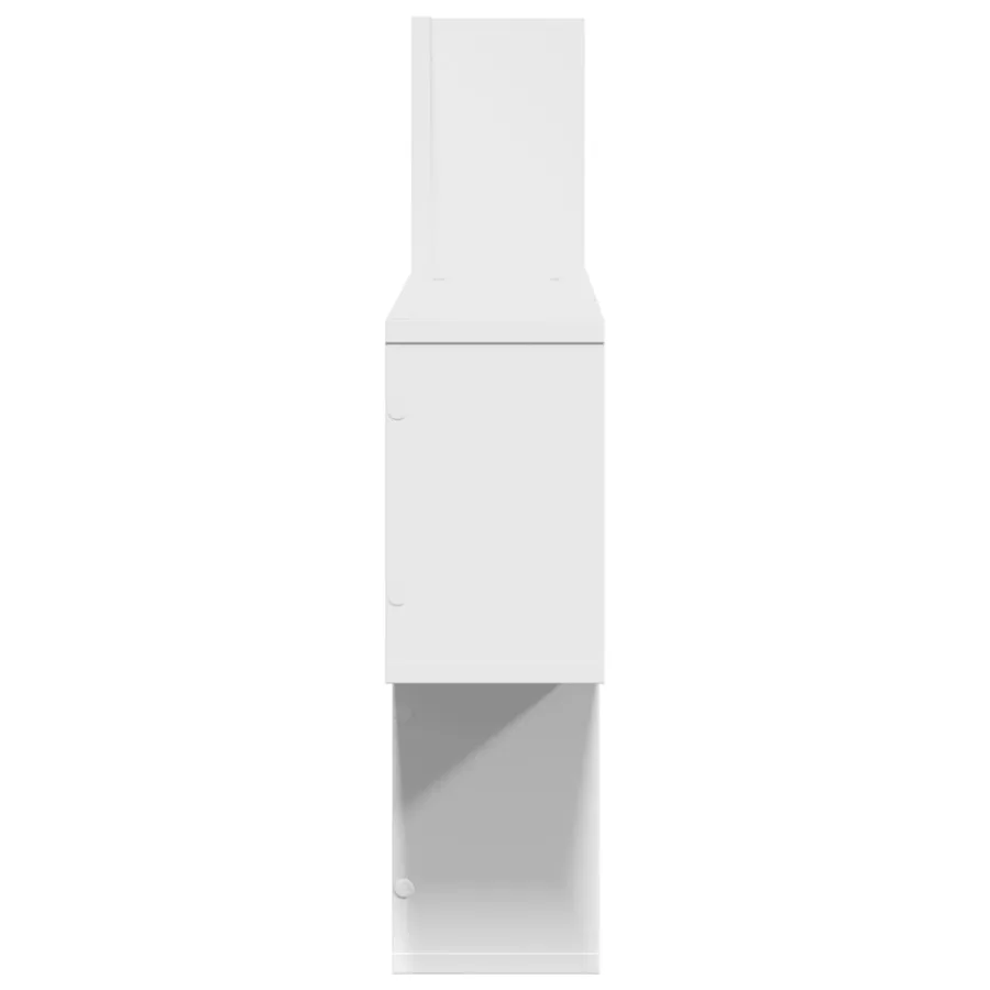 Étagère murale blanc 100x15x70 cm bois d'ingénierie - 5