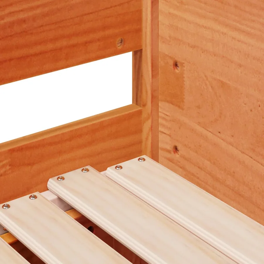Lit de jour et lit gigogne sans matelas 80x200 cm bois massif - 11