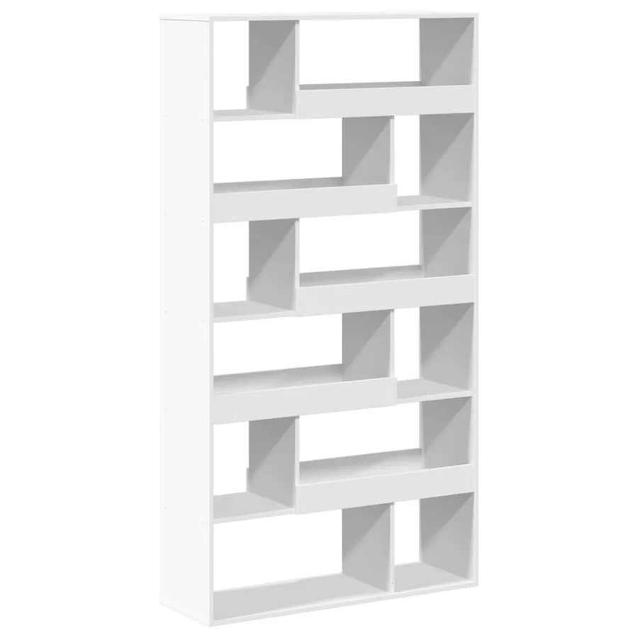 Cloison de séparation blanc 100x33x187,5 cm bois d'ingénierie - 2