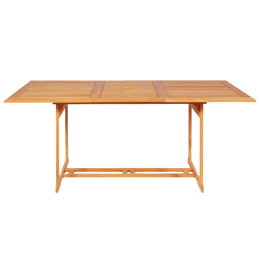 Ensemble à manger de jardin 7 pcs Bois de teck massif - 3