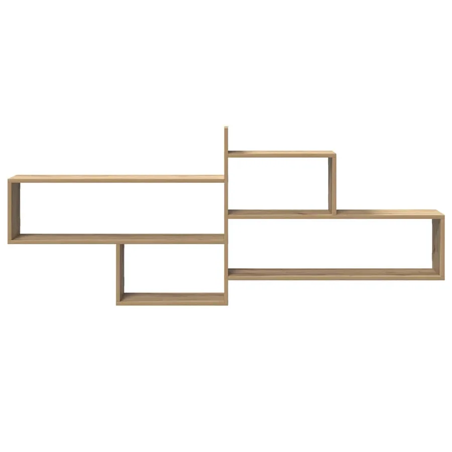 Étagère murale chêne artisanal 167,5x18x68 cm bois ingénierie - 4