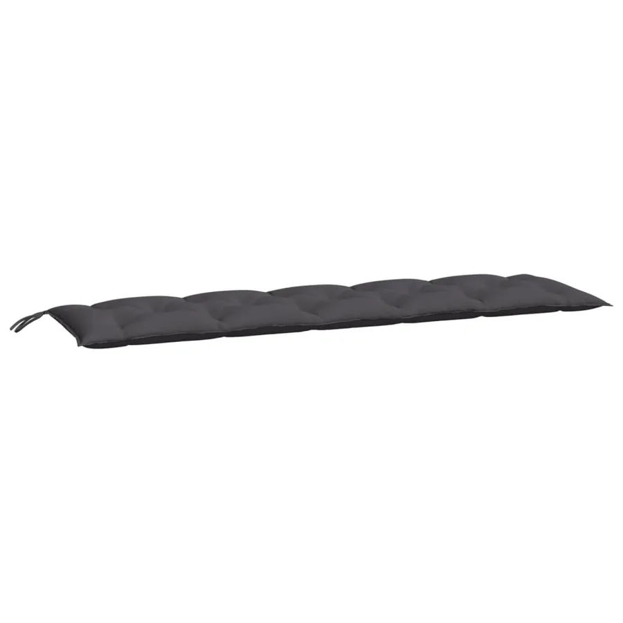 Coussin de banc de jardin anthracite 180x50x7 cm tissu oxford - 2
