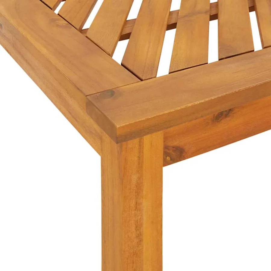 Ensemble de salle à manger pour jardin 3 pc Marron - 10