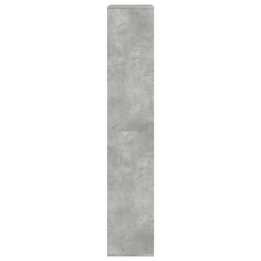 Cloison de séparation gris béton 100x33x175cm bois d'ingénierie - 5