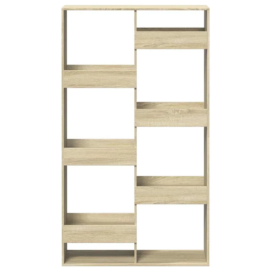 Bibliothèque chêne sonoma 100x33x175 cm bois d'ingénierie - 4