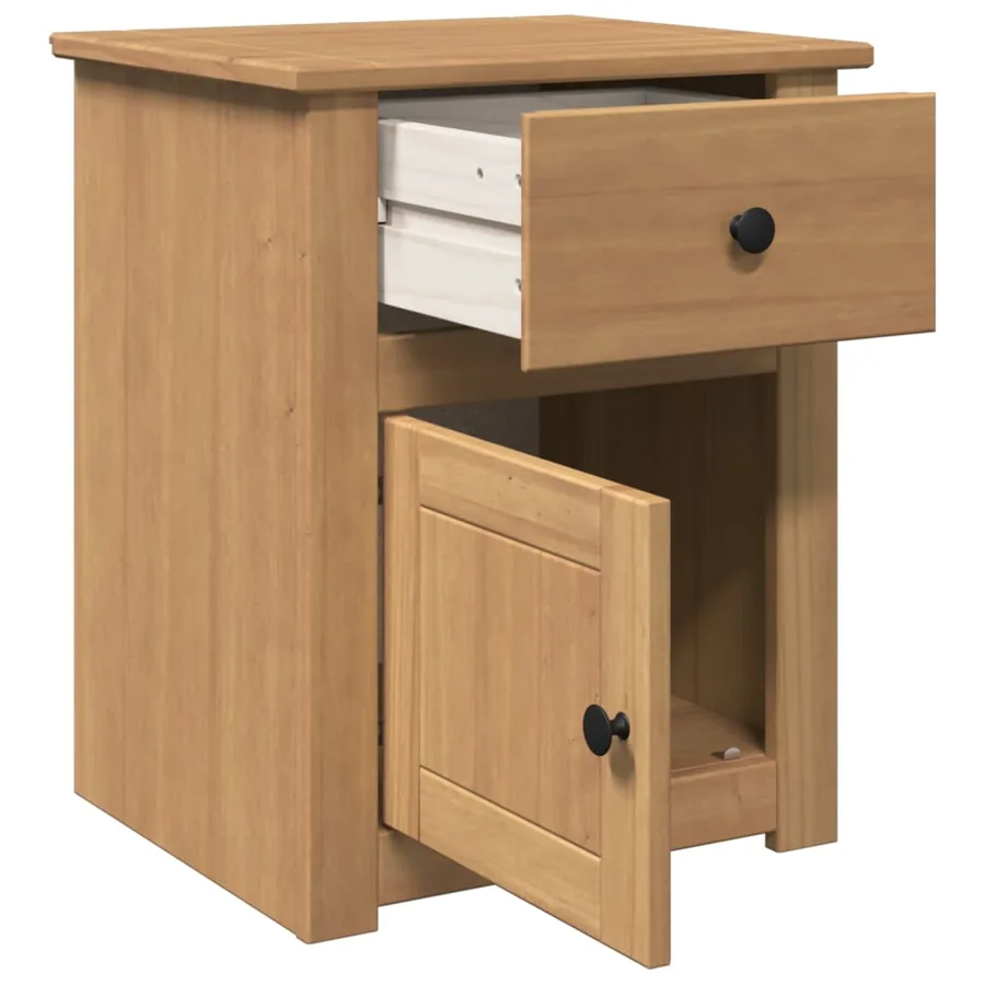 Table de chevet PANAMA 46x40x57 cm bois massif de pin - 5