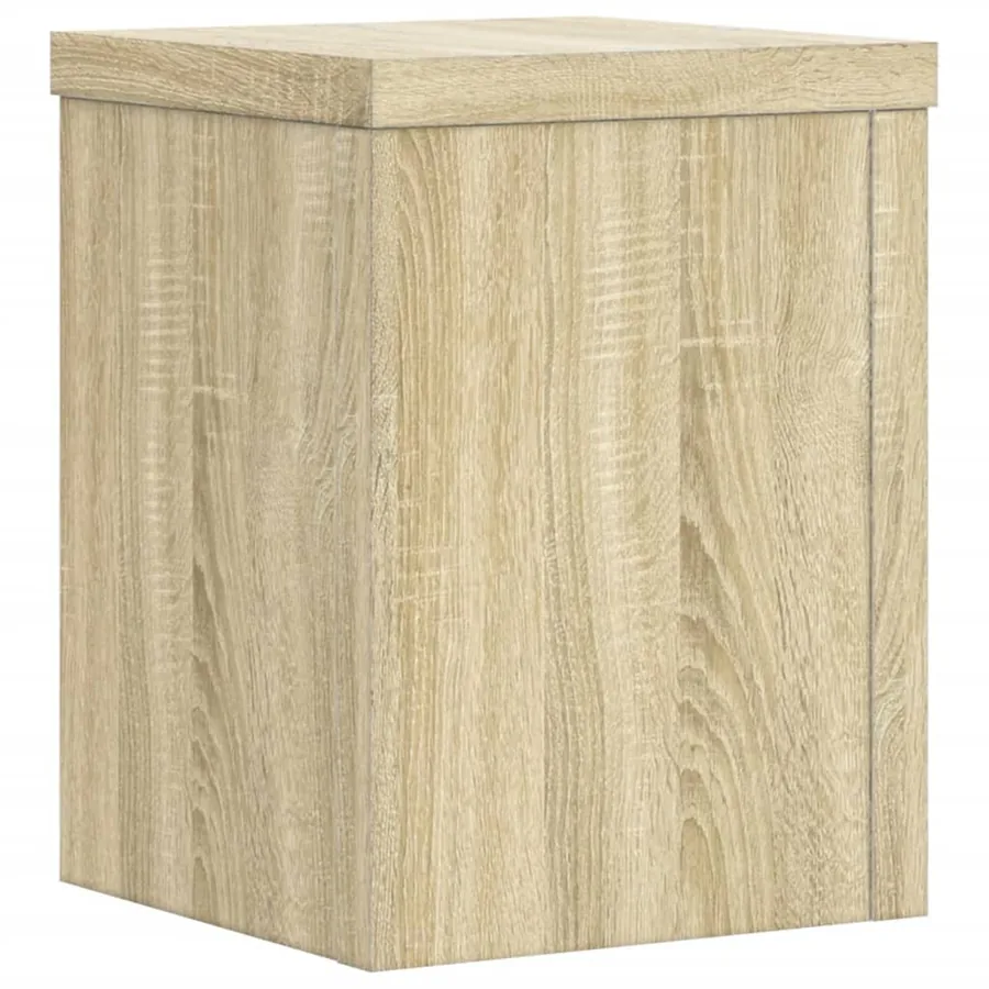 Supports pour plantes 2 pcs chêne sonoma bois d'ingénierie - 3
