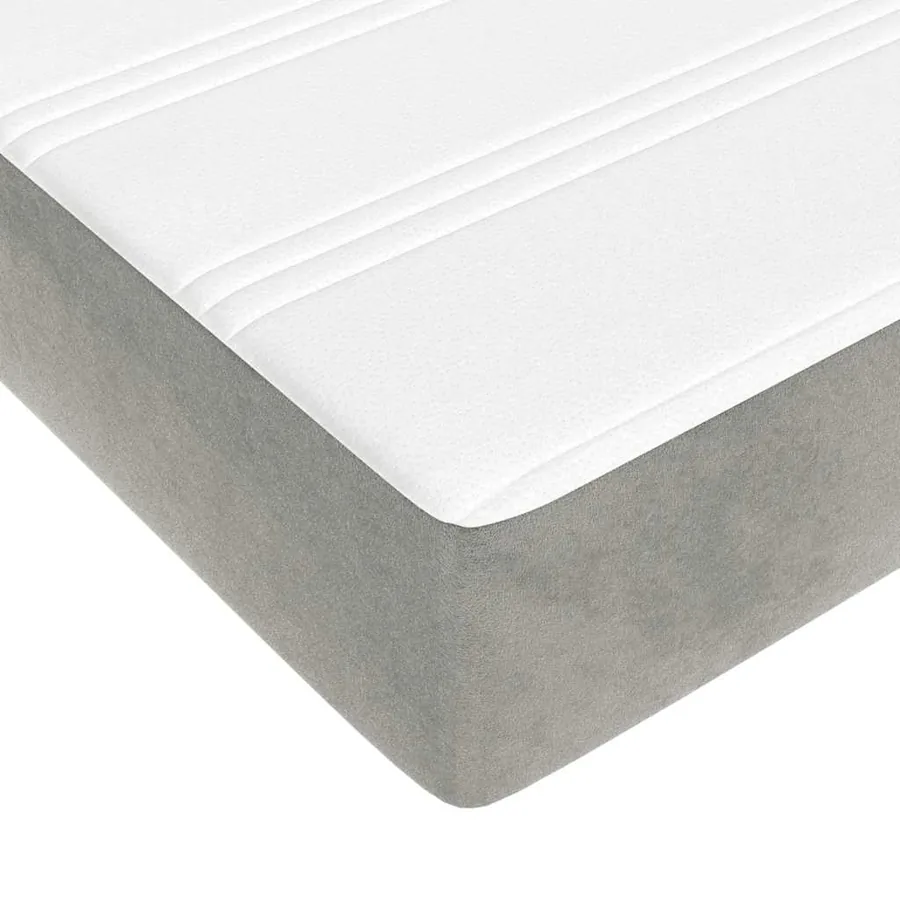 Matelas à ressorts ensachés 120 x 220 cm Gris clair - 5