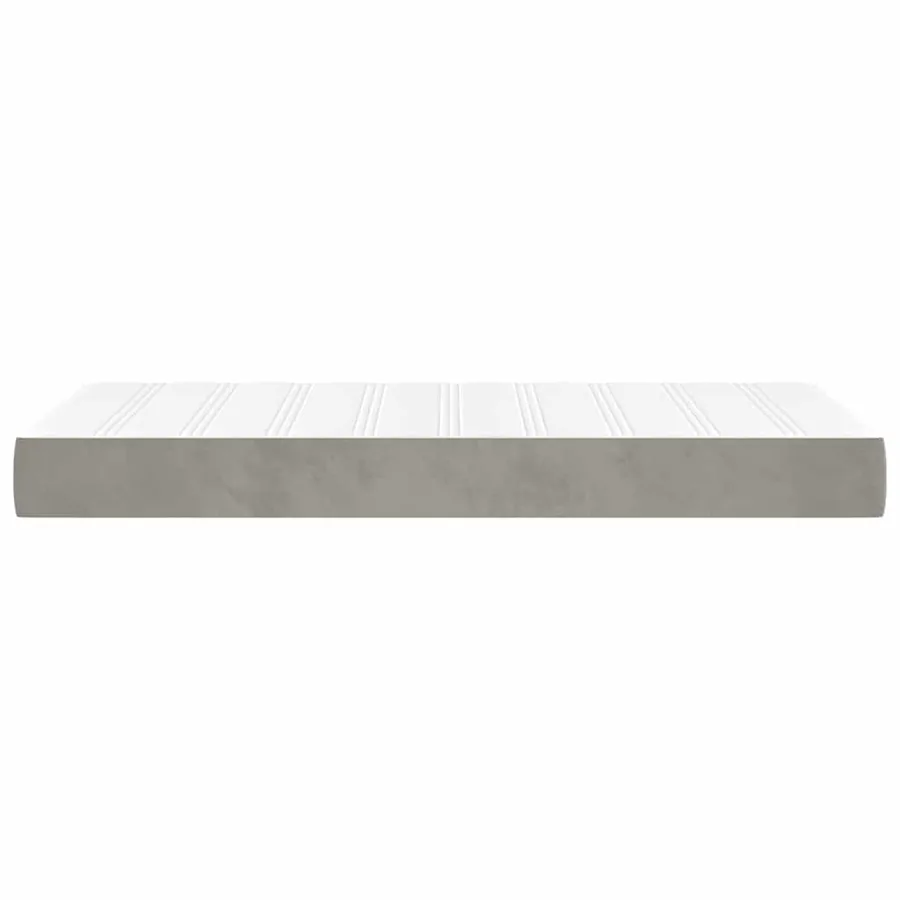 Matelas à ressorts ensachés 100 x 220 cm Gris clair - 4