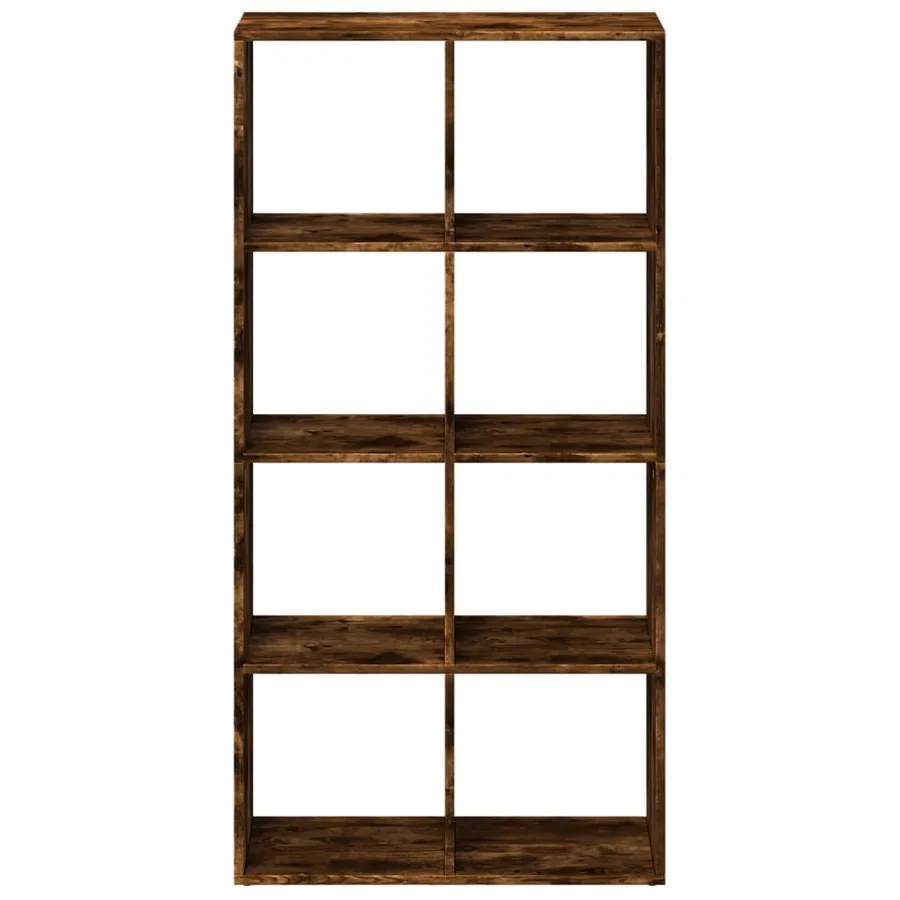 Étagère séparatrice de pièce chêne fumé 69,5x29x137,5 cm - 5