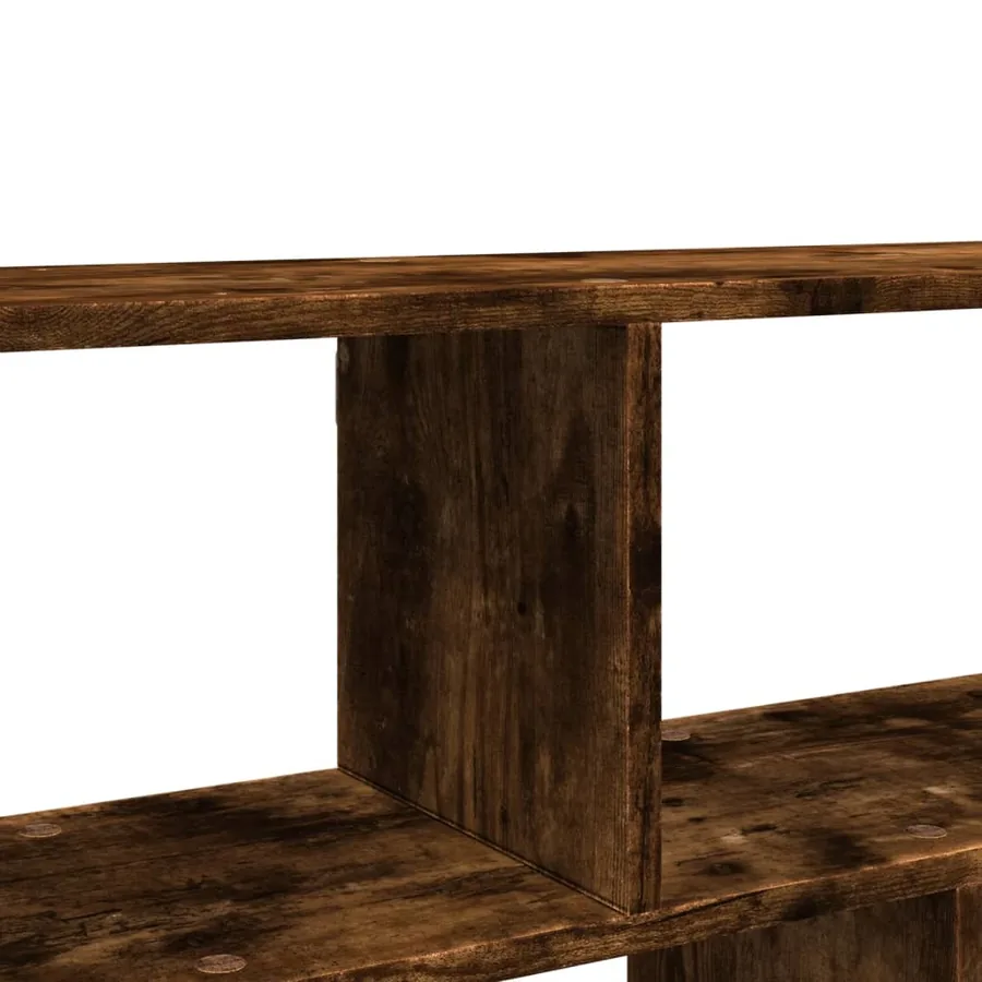 Étagère murale chêne fumé 100x25x50 cm bois d'ingénierie - 8