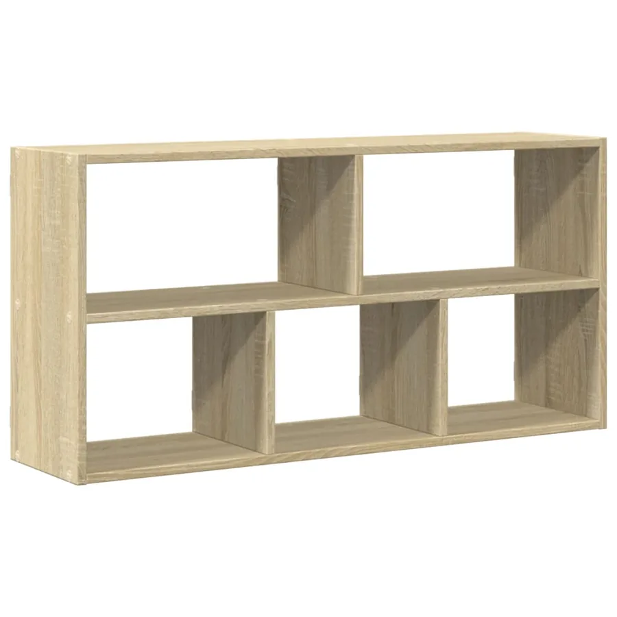 Étagère murale chêne sonoma 100x25x50 cm bois d'ingénierie - 2